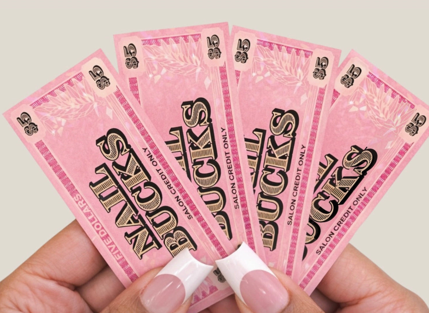 Reusable $5 Nail Bucks (10 Pack)